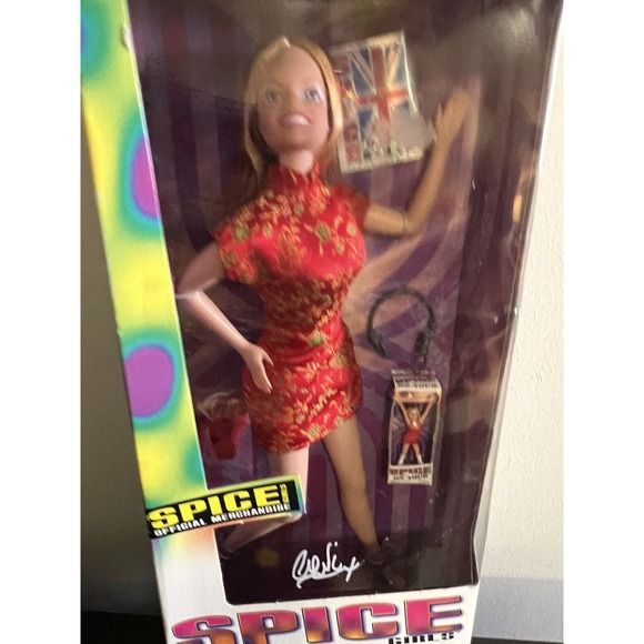 Spice Girl's On Tour Doll 12" Tall Ginger Spice Pop Artist Music Galoob 1998 NIB - Picture 6 of 9